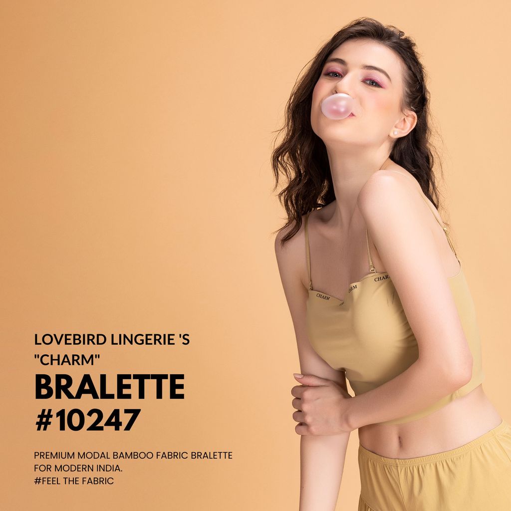 LOVEBIRD 10247 Bamboo Fabric Spaghetti Bustier