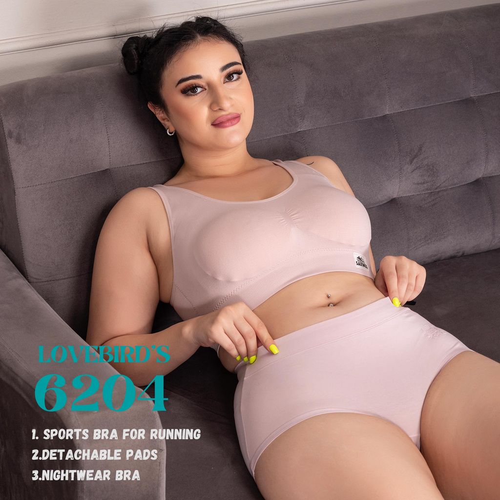 6204 Airosoft Premium Bamboo Fabric Sports Bra