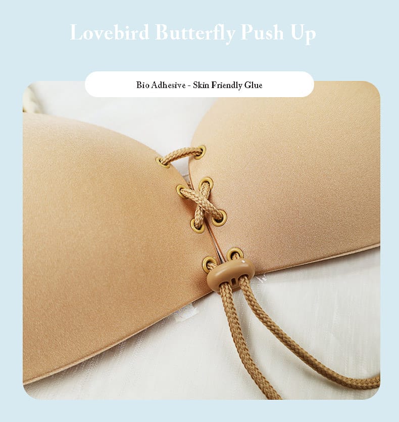 Pushup Bride Chest Stickers Big Size Invisible Bra for Wedding Dress special - Butterfly