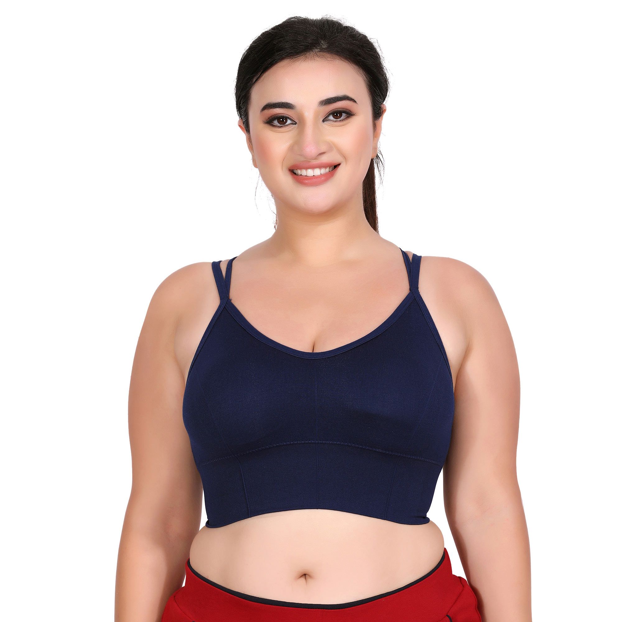 LIGHTLY & DETTECHBAL PADDED BACK CRISS CROS SPORTS TOP
