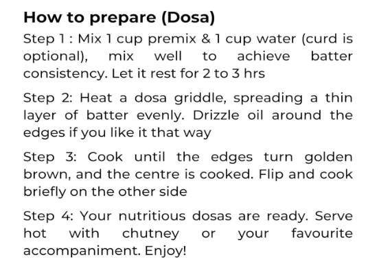 Alt Natives Classic Dry Dosa Premix Dosa Dhokla Dumplings White |450 G