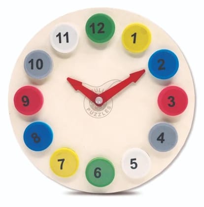 Eva foam Cardboard Clock Toys