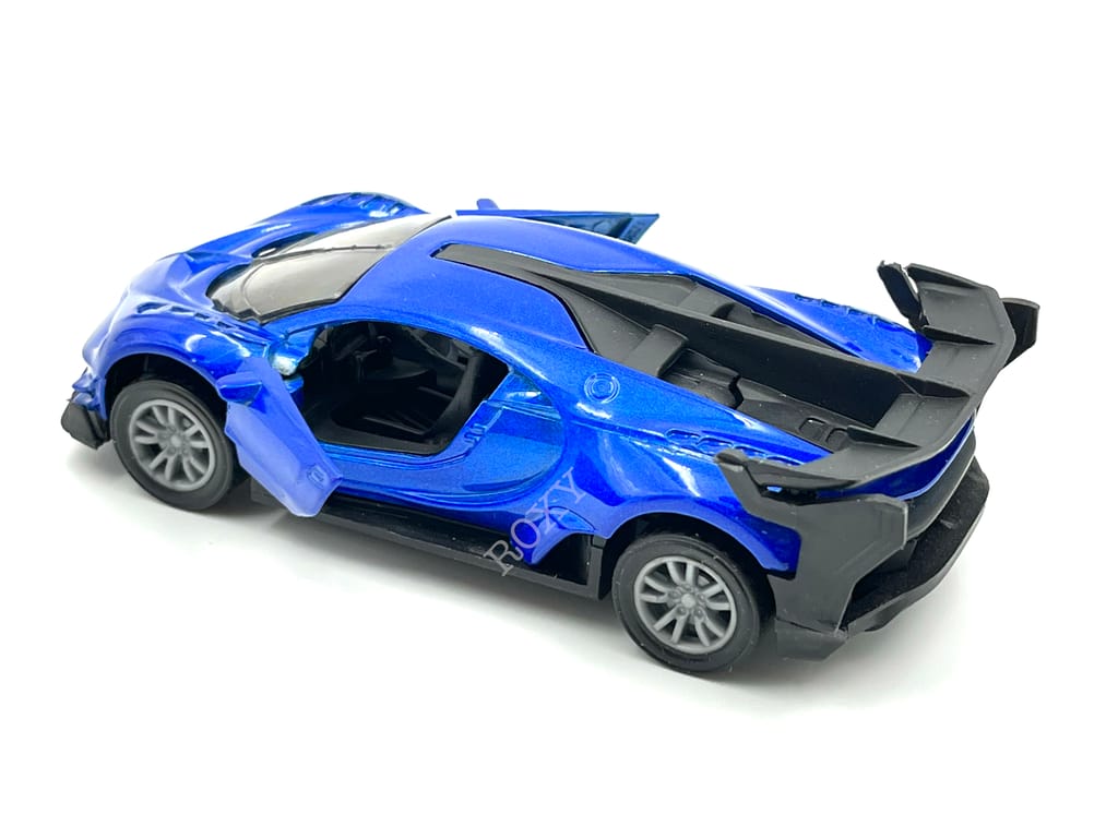 Metal Cars Bugatti Metal Toy Car with Openable Doors, High Speed Car with Pull Back Dual Tone Sports Car for Kids. (Size 1:32)