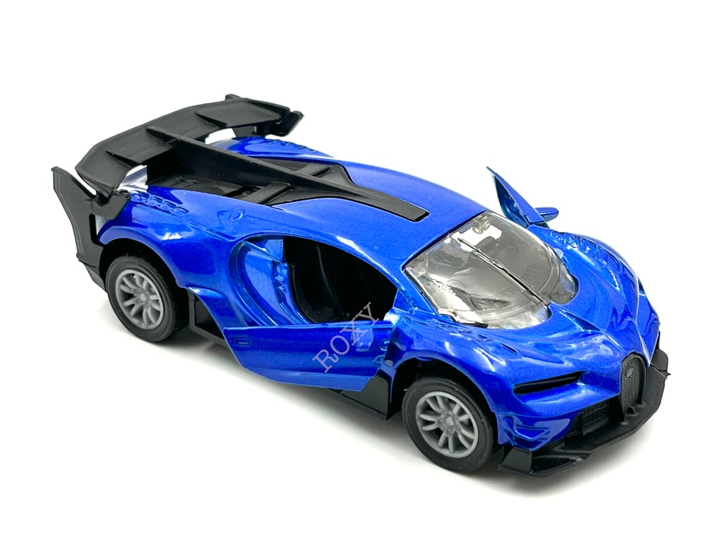 Metal Cars Bugatti Metal Toy Car with Openable Doors, High Speed Car with Pull Back Dual Tone Sports Car for Kids. (Size 1:32)