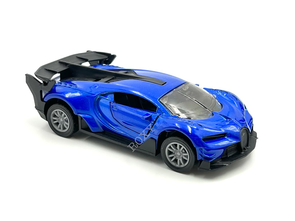 Metal Cars Bugatti Metal Toy Car with Openable Doors, High Speed Car with Pull Back Dual Tone Sports Car for Kids. (Size 1:32)