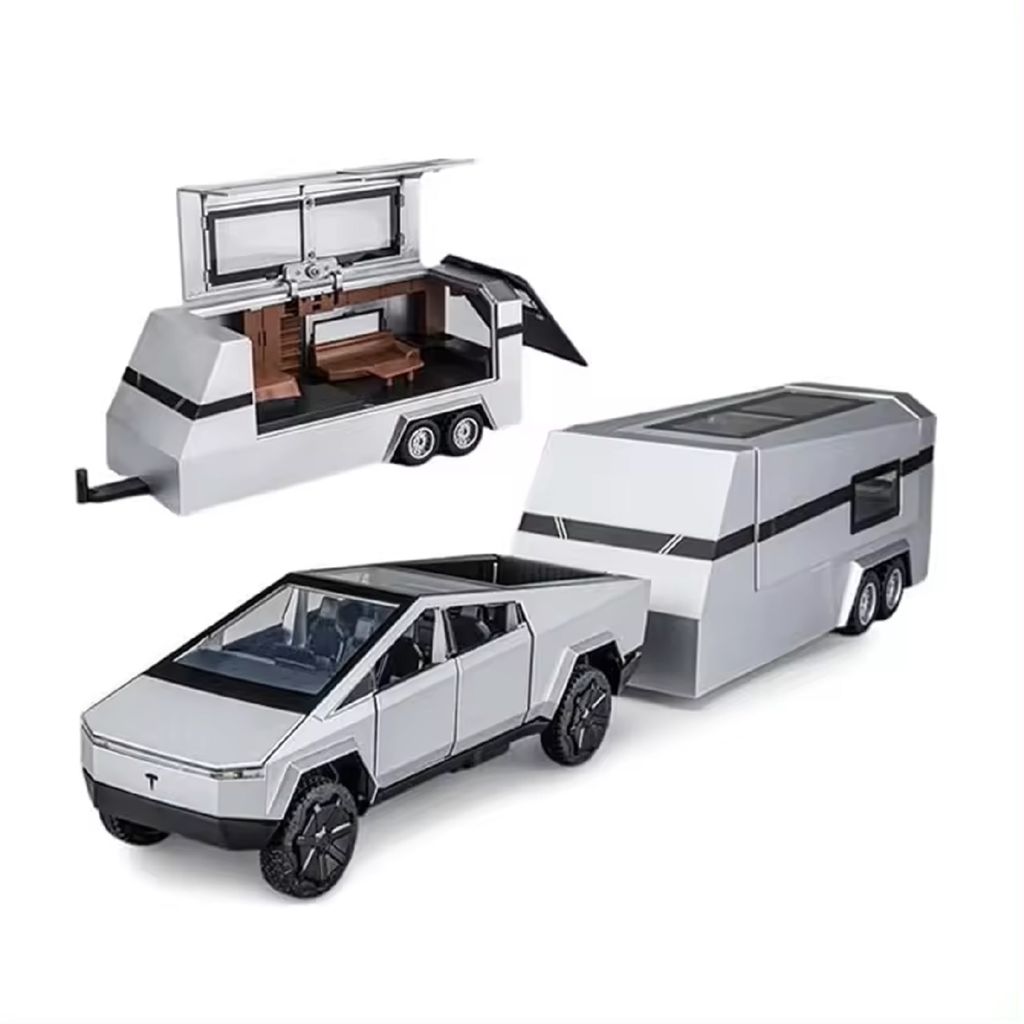 KTRS ENTERPRISE 1/32 Tasla Cyber Truck Pull Back Die Cast Opened Door Pick Up Model With Light&Sound And Alloy Motorbike Die-Cast Car Model - Toys and Games | Buy online on ZillyBuy