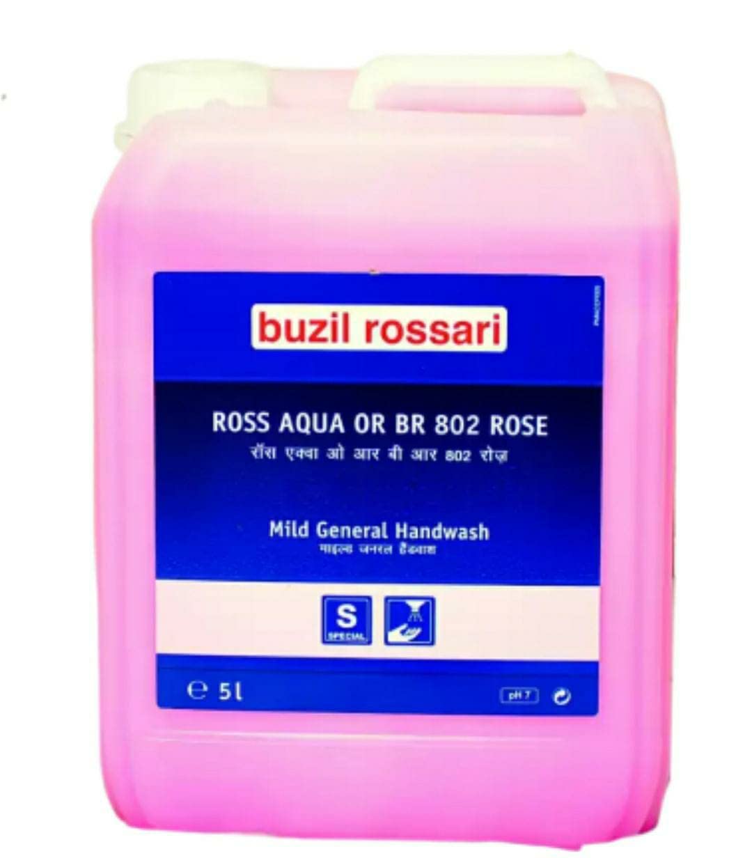 Hand wash liquid Rose By Buzil Rossari - 5 Ltr