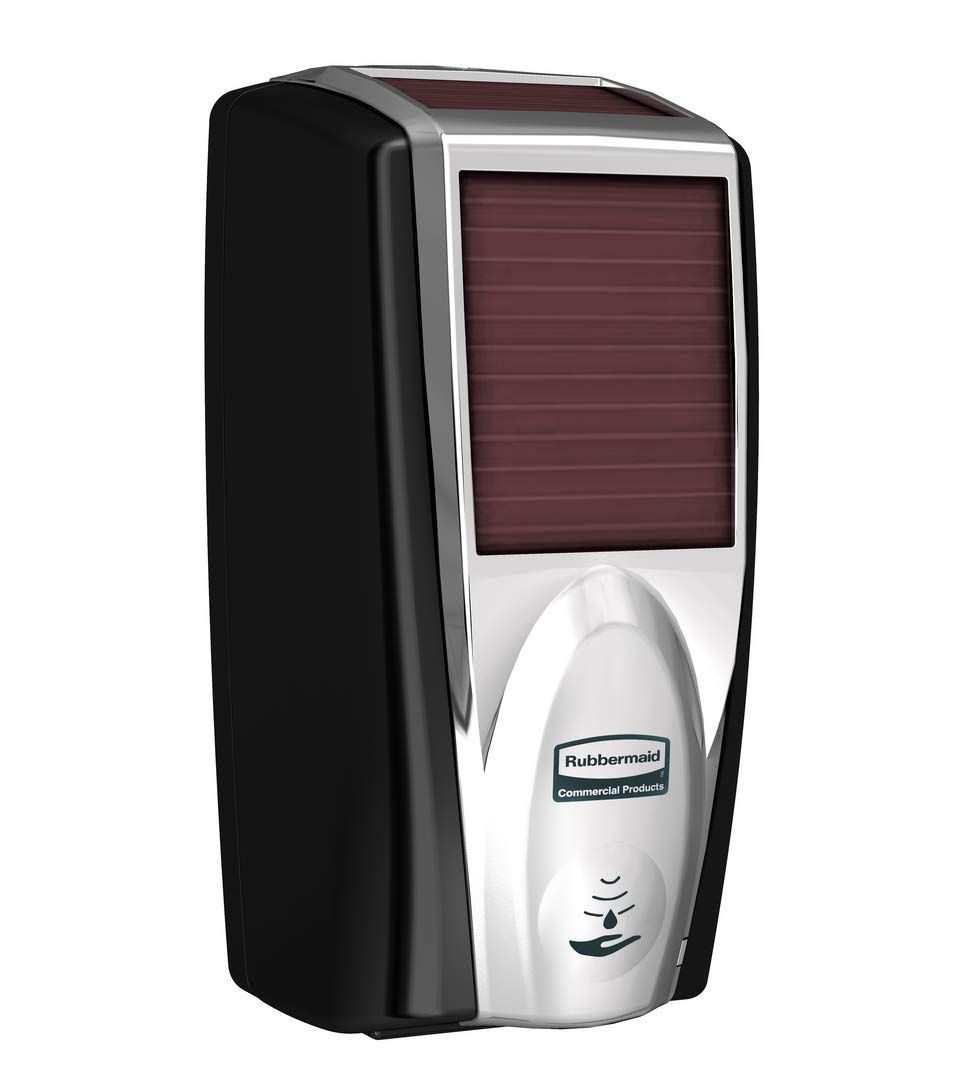 Rubbermaid 1980826 LumeCel Autofoam Dispenser - Black/Chrome,