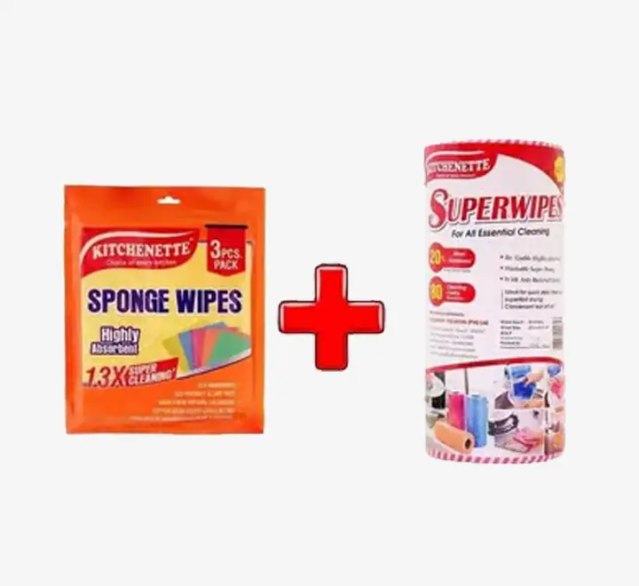 Kitchenette Scrub Spong { Pack of 5} and Scrub pad {Pack of 5} Combo