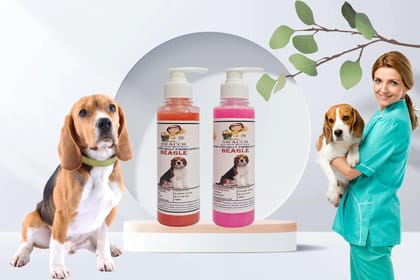 SWACCH Premium Shampoo for Beagle (200ML) (Combo Pack of 2) Rose & Jasmine