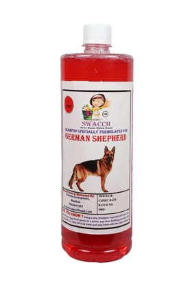 Swacch Shampoo Specially Formulated for German Shepherd (1 Litre) Jasmine