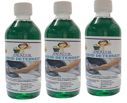 Swacch Liquid Detergent (200ml) (Pack of 3) Swacch Liquid Detergent (200ml) (Pack of 3)