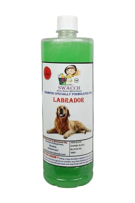 Swacch Shampoo Specially Formulated for Labrador (1 Litre) Neem Alovera
