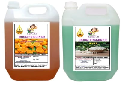 Swacch Room Freshner (5 Litre) (Pack of 2) Orange & Mogra