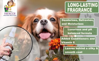 Swacch Pet Shampoo (Jasmine) + Deodorizer (Rose)+ Stain Remover (Lavender) (1 Litre) (Combo Pack of 3) Swacch Pet Shampoo (Jasmine) + Deodorizer (Rose)+ Stain Remover (Lavender) (1 Litre) (Combo Pack of 3)