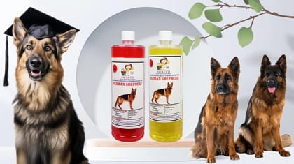 Swacch Shampoo Specially Formulated for German Shepherd (1 Litre) (Comb Pack of 2) Jasmine & Lemon