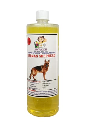 Swacch Shampoo Specially Formulated for German Shepherd (1 Litre) Lemon