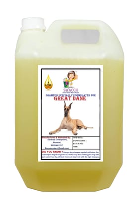 Swacch Shampoo Specially Formulated for Great DANE (5 Litre) Lemon