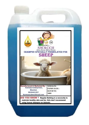 Swacch Shampoo Specially Formulated for Sheep (5 Litre) Lavender