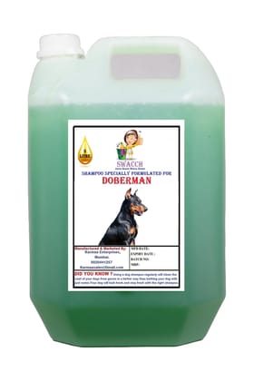 SWACCH Shampoo Specially FORMULATED for Doberman (5 Litre) NEEM ALOVERA SWACCH Shampoo Specially FORMULATED for Doberman (5 Litre) NEEM ALOVERA