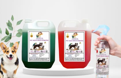 Swaach PET Aqua Odour Remover (5 Litre) (Pack of 2) Mogra & Strawberry