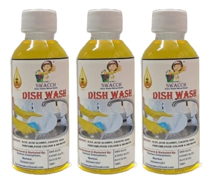 Swacch Dish Wash (200ml) (Pack of 3) Lemon