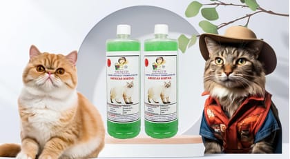 Swacch Shampoo Formulated for American Bobtail (1 Litre) (Combo Pack of 2) Neem Alovera