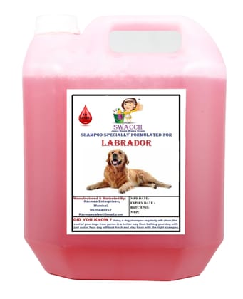 SWACCH Shampoo Specially FORMULATED for Labrador (10 Litre) Jasmine