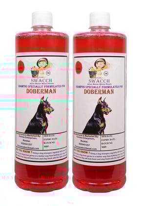 Swacch Shampoo Specially Formulated for Doberman (1 Litre) Strawberry