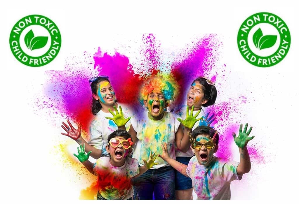 SWACCH WATER COLOUR NON-TOXIC & ECO FRIENDLY COLOUR (BLUE AND RED) (500ML) (PACK OF 2)