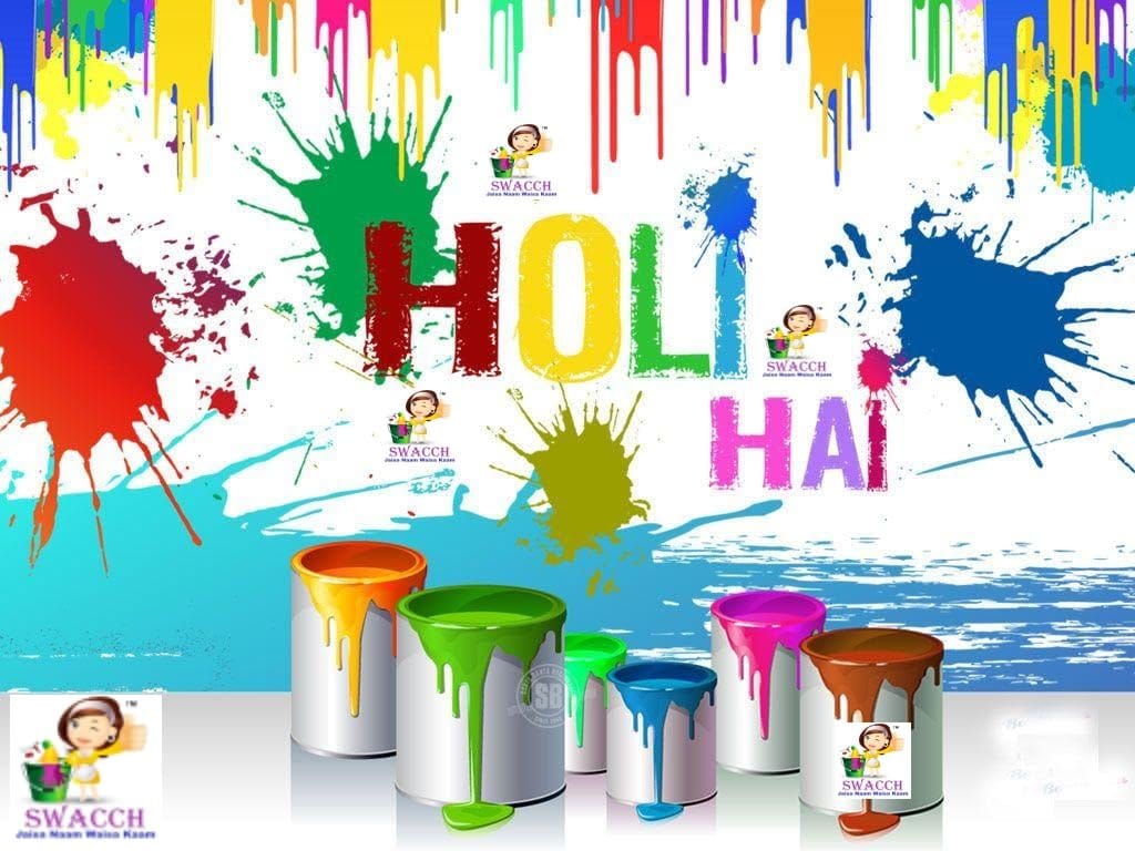 SWACCH WATER COLOUR NON-TOXIC & ECO FRIENDLY COLOUR (BLUE AND RED) (500ML) (PACK OF 2)