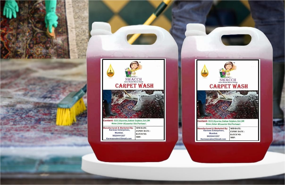 BUY 1 GET 1 FREE CARPET WASH (5 LITRE) (COMBO PACK OF 2)