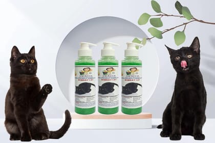SWACCH Premium Shampoo for Bombay CAT (200ML) (Pack of 3) NEEM ALOVERA