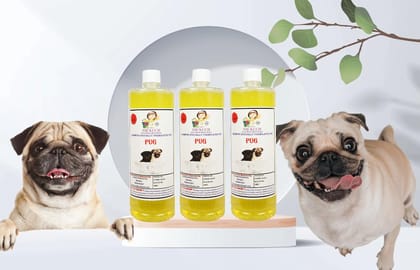 SWACCH Shampoo Specially FORMULATED for Pug (1 Litre) (Combo Pack of 3) Lemon