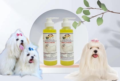 SWACCH Premium Shampoo for Maltese (200ML) (Pack of 2) Lemon