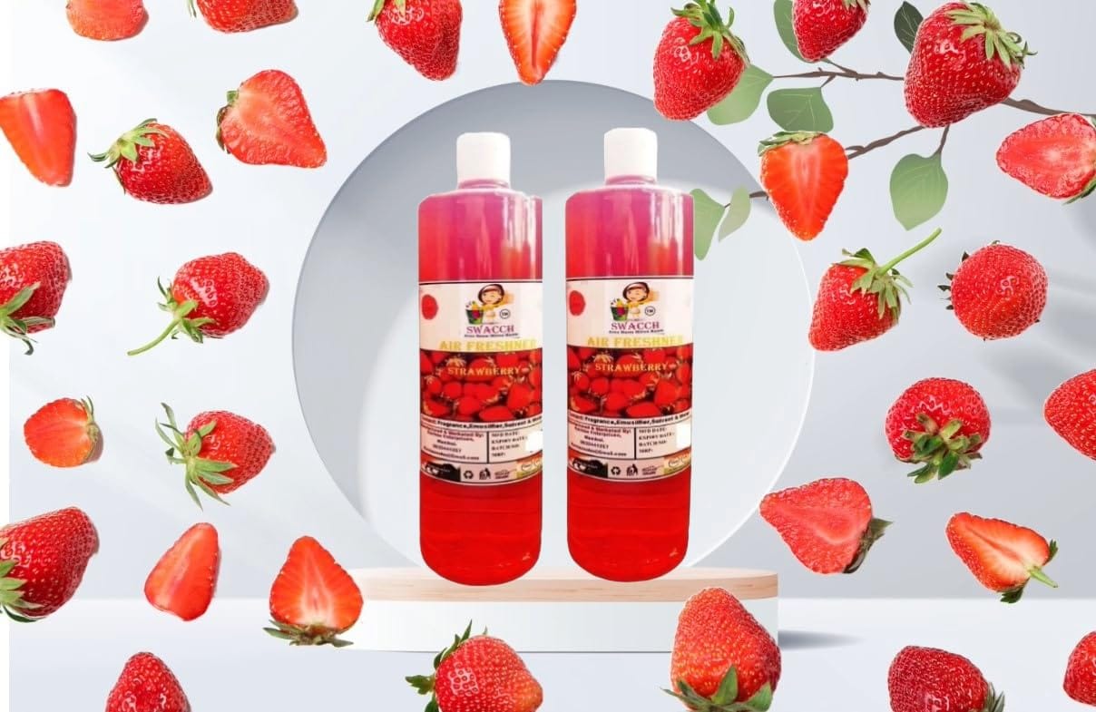 Swacch AIR FRESHNER (1 Litre) (Pack of 2) Strawberry