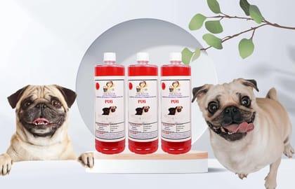 SWACCH Shampoo Specially FORMULATED for Pug (1 Litre) (Combo Pack of 3) Strawberry