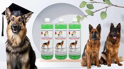 Swacch Shampoo Specially Formulated for German Shepherd (1 Litre) (Pack of 3) Neem Alovera