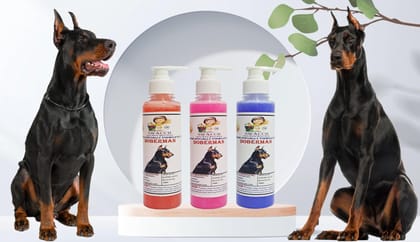 SWACCH Premium Shampoo for Doberman (200ML) (Combo Pack of 3) Jasmine, Rose & Lavender