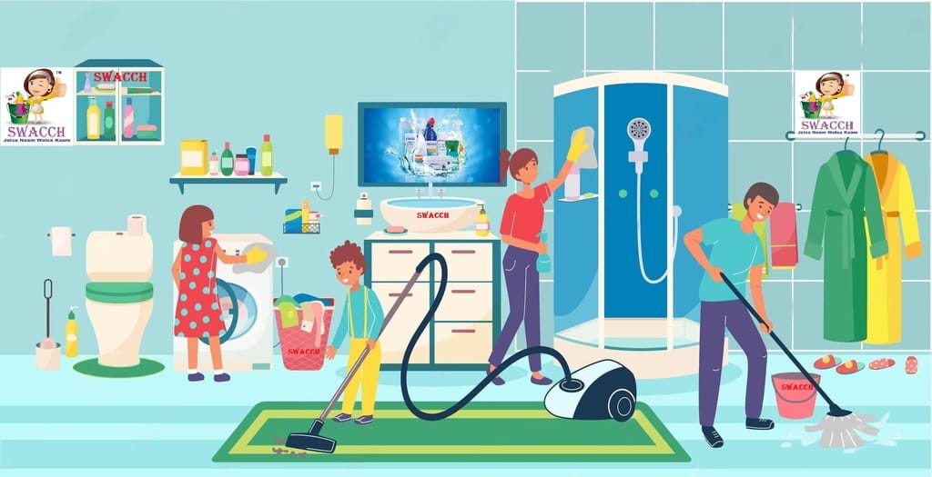 Home Care Combo Floor Cleaner Mogra, Hand Wash Lavender & Air Freshner Rose (1 Litre) (Pack of 3)