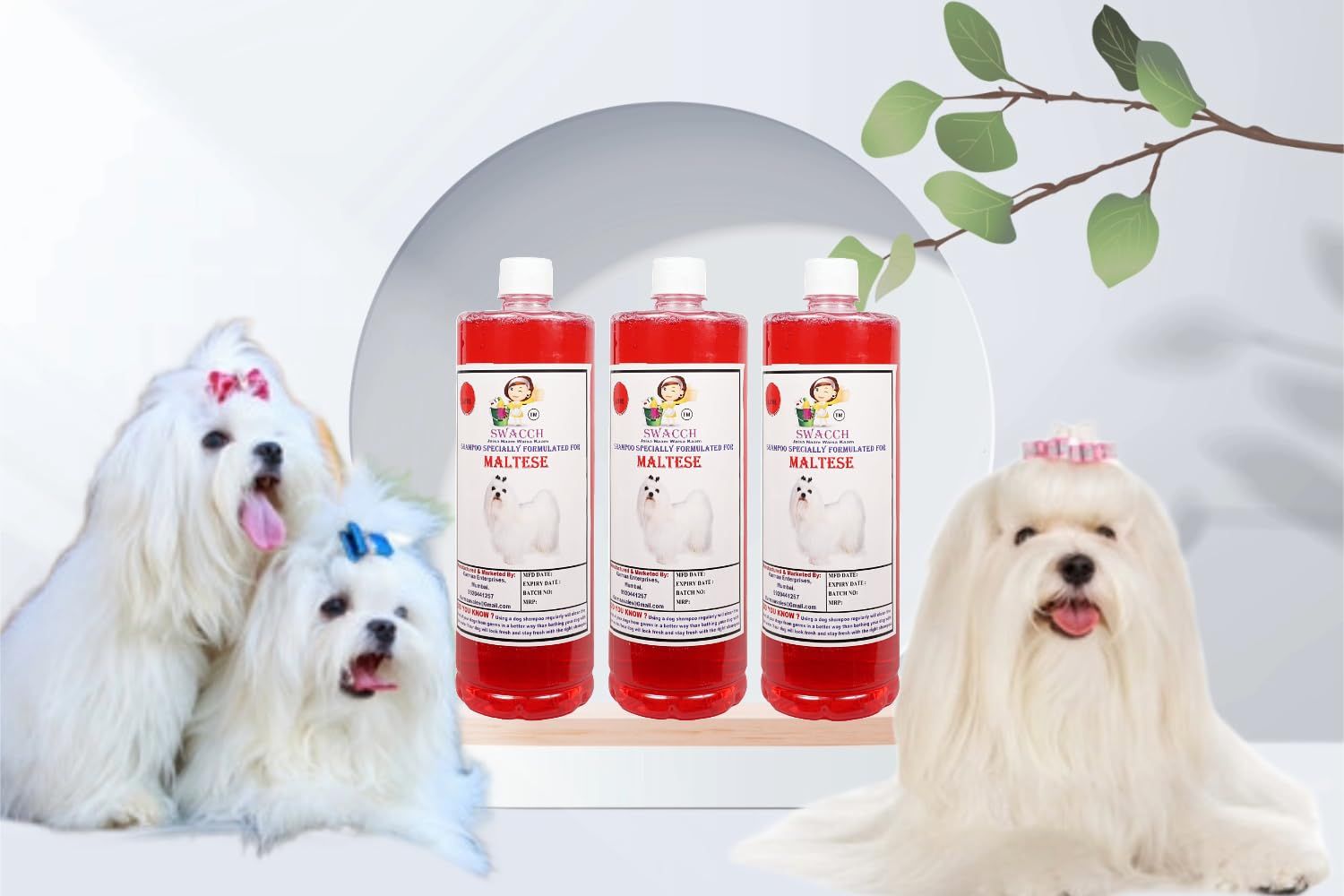 Shampoo Specially Formulated for Strawberry (Maltese 3 Litre)