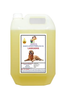 SWACCH Shampoo Specially FORMULATED for Labrador (5 Litre) Lemon