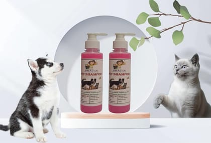 SWACCH Premium Shampoo for PET Shampoo (200ML) (Pack of 2) Rose