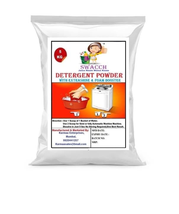 Swacch Detergent Powder (5 kg) High Foam