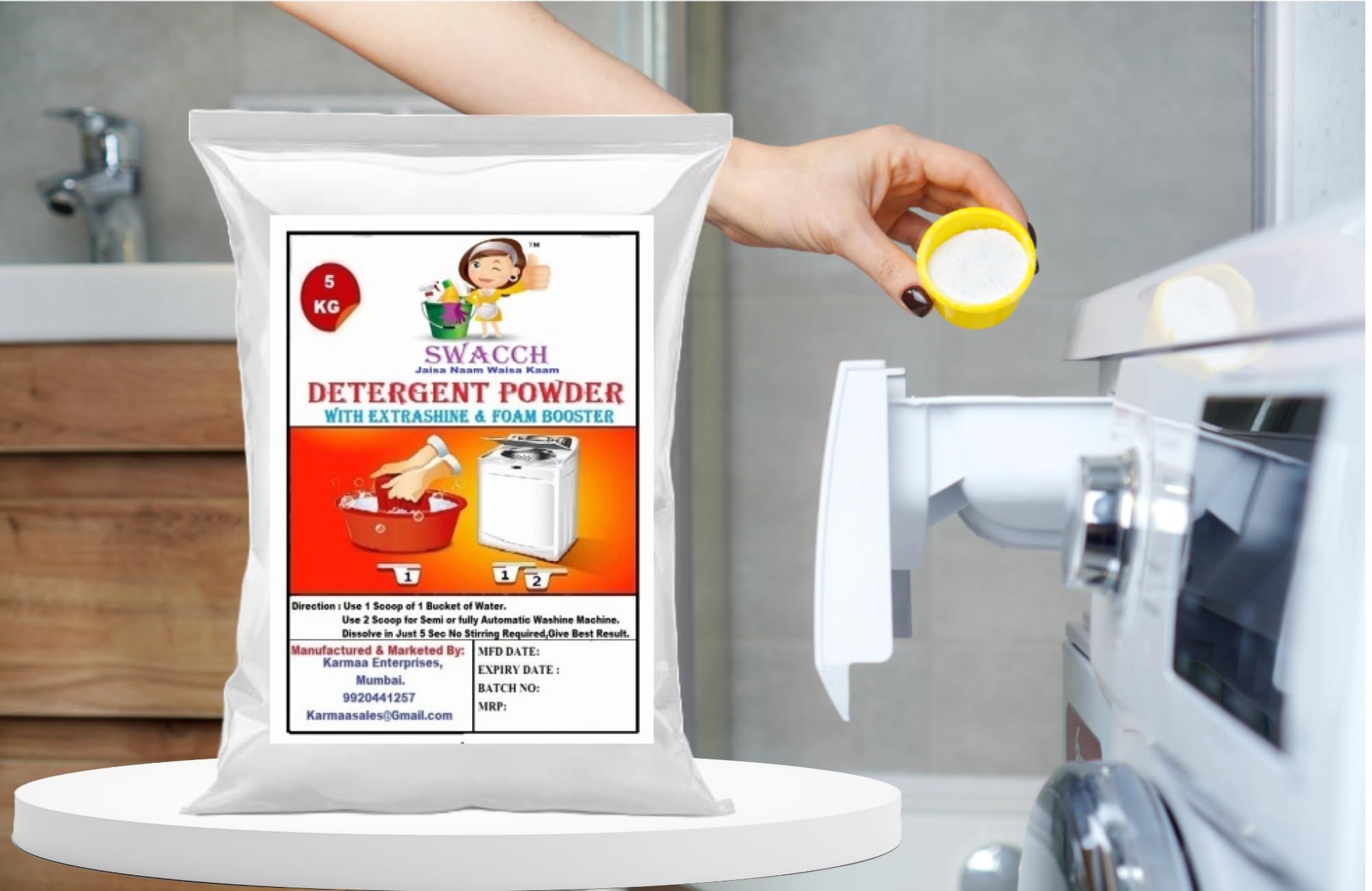 Swacch Detergent Powder (5 KG)