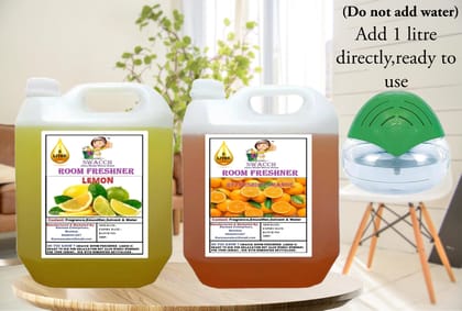 Swacch Room Freshner (5 Litre) (Pack of 2) Lemon & Orange