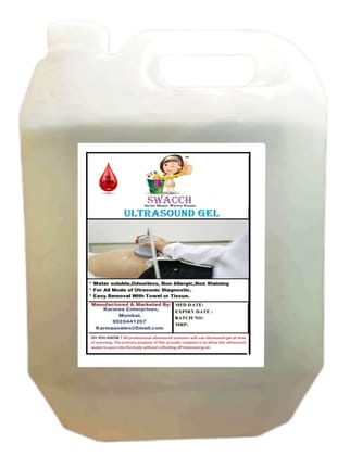 Swacch Ultrasound Gel (10 Litre)