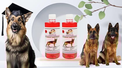 SWACCH Shampoo Specially FORMULATED for German Shepherd (500ML) (Combo Pack of 2) Strawberry
