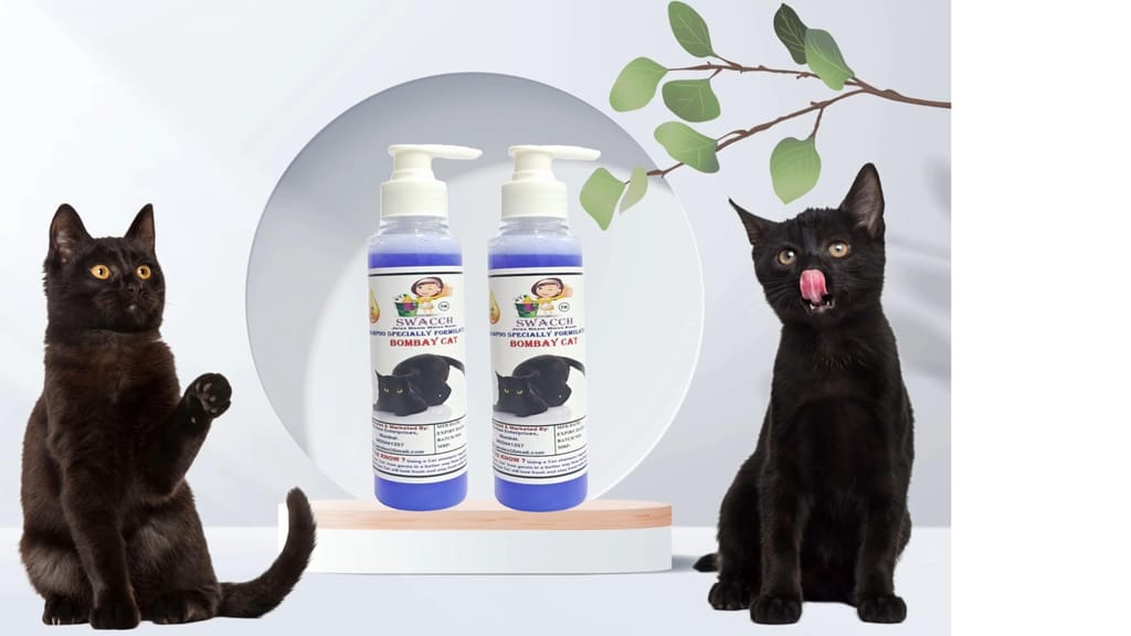 SWACCH Premium Shampoo for Bombay CAT (200ML) (Pack of 2) Lavender
