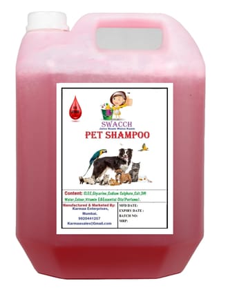 SWACCH PET Shampoo (10 Litre) Strawberry